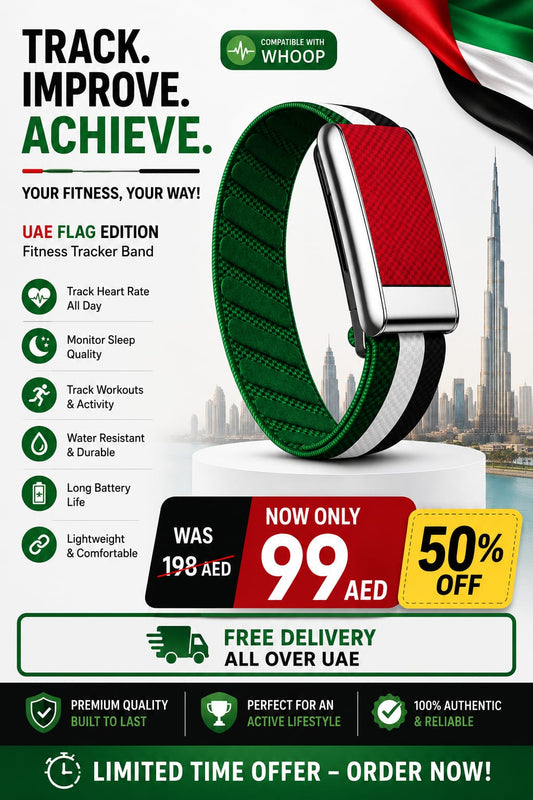 Spacial UAE Flag Replacement Band Compatible with WHOOP